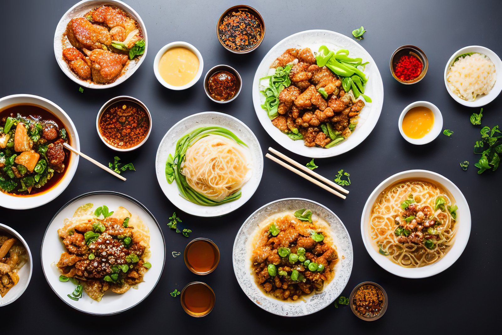 Delicious Chinese dishes served at Evergreen On 38 near 38th Street NYC showcasing authentic cuisine.