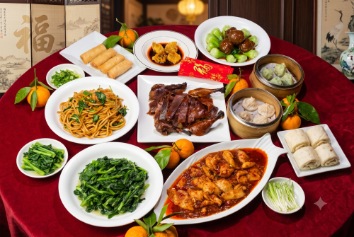 Whole Peking duck served tableside at Evergreen On 38, a Chinese restaurant in Midtown Manhattan